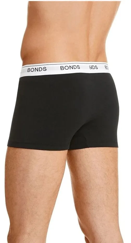 15 X Bonds Guyfront Trunk Mens Underwear Undies Black/White