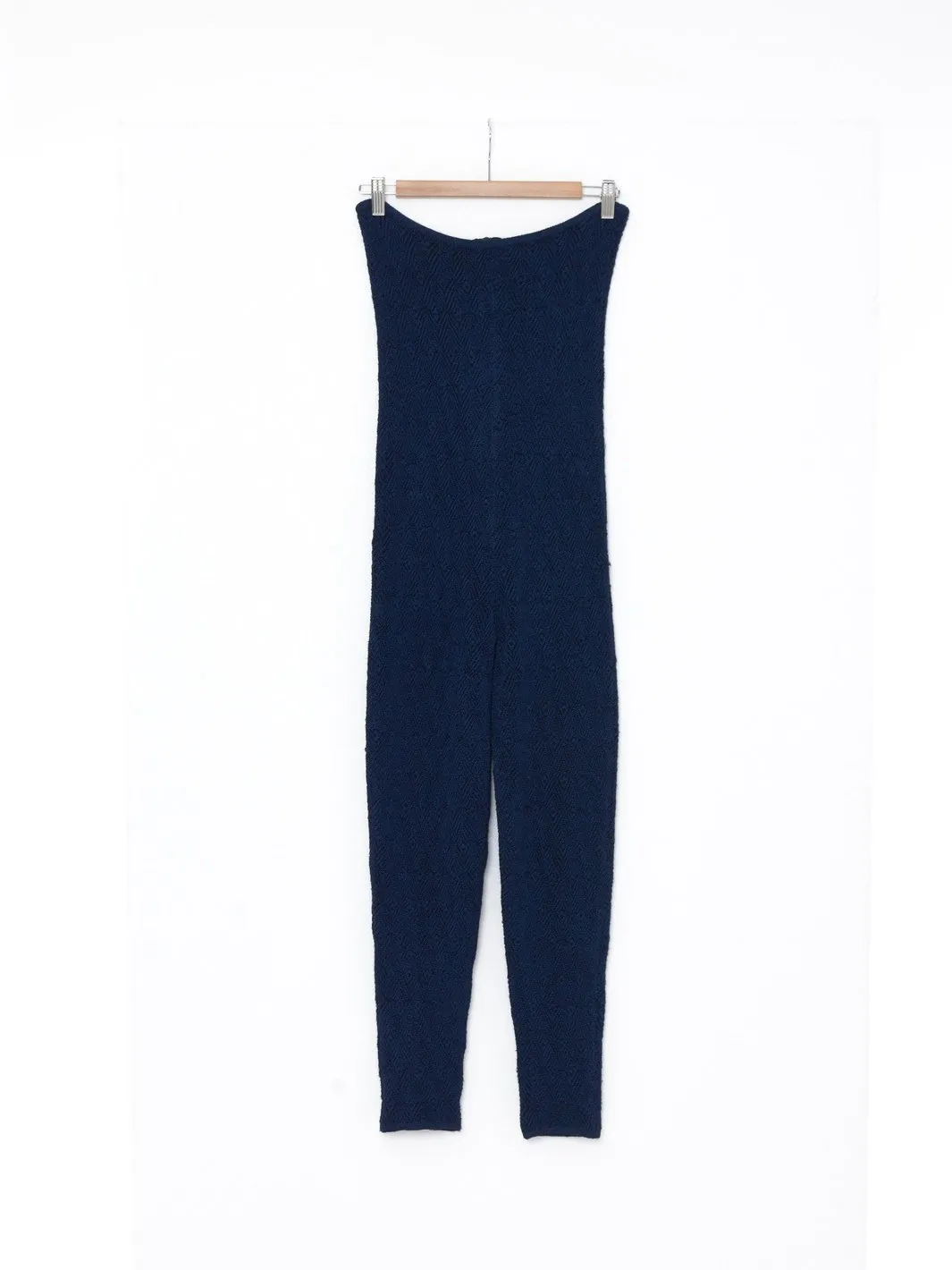 1990s Krizia jumpsuit in elecrtric blue knit