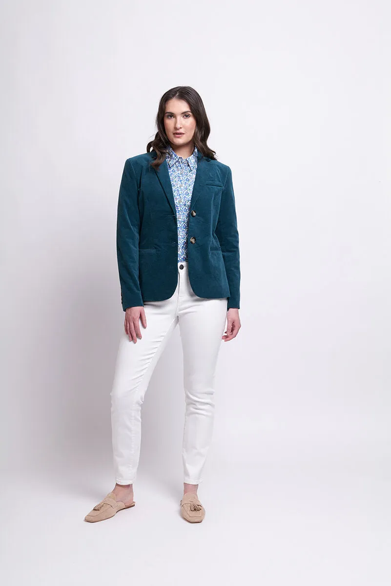 According To Plan Blazer - Malachite