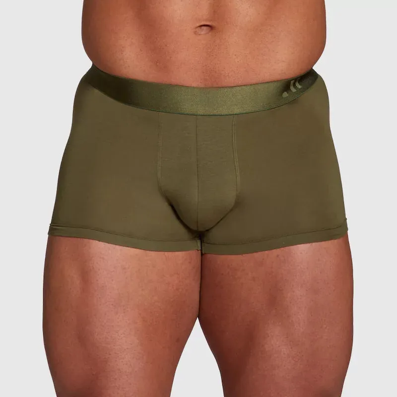 ALPHX Comfort Class Trunk - Athletic Fit - Moss Green | ALPHX.com