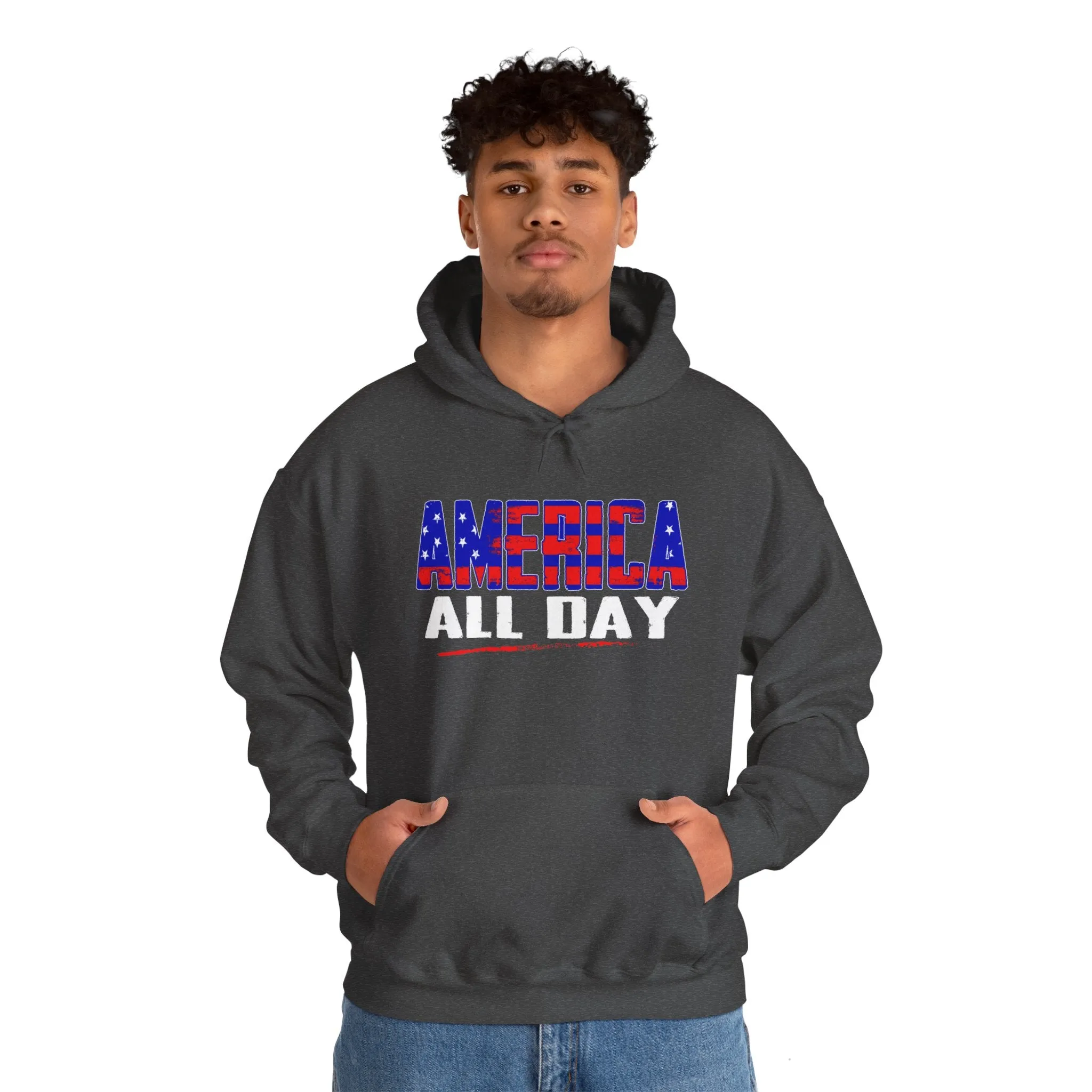 America All Day Hooded Sweatshirt