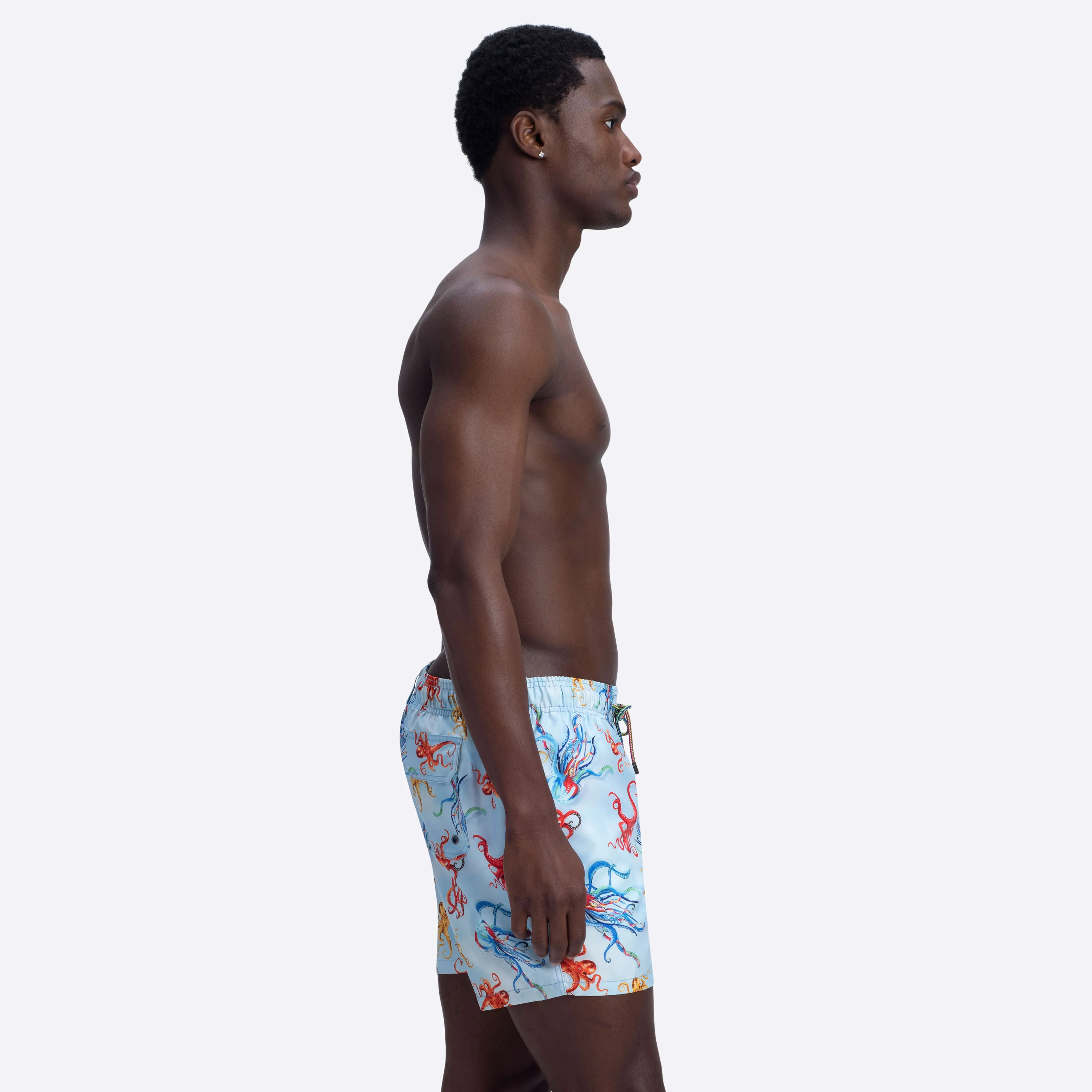 ARCHER Octopus Print Swim Trunks