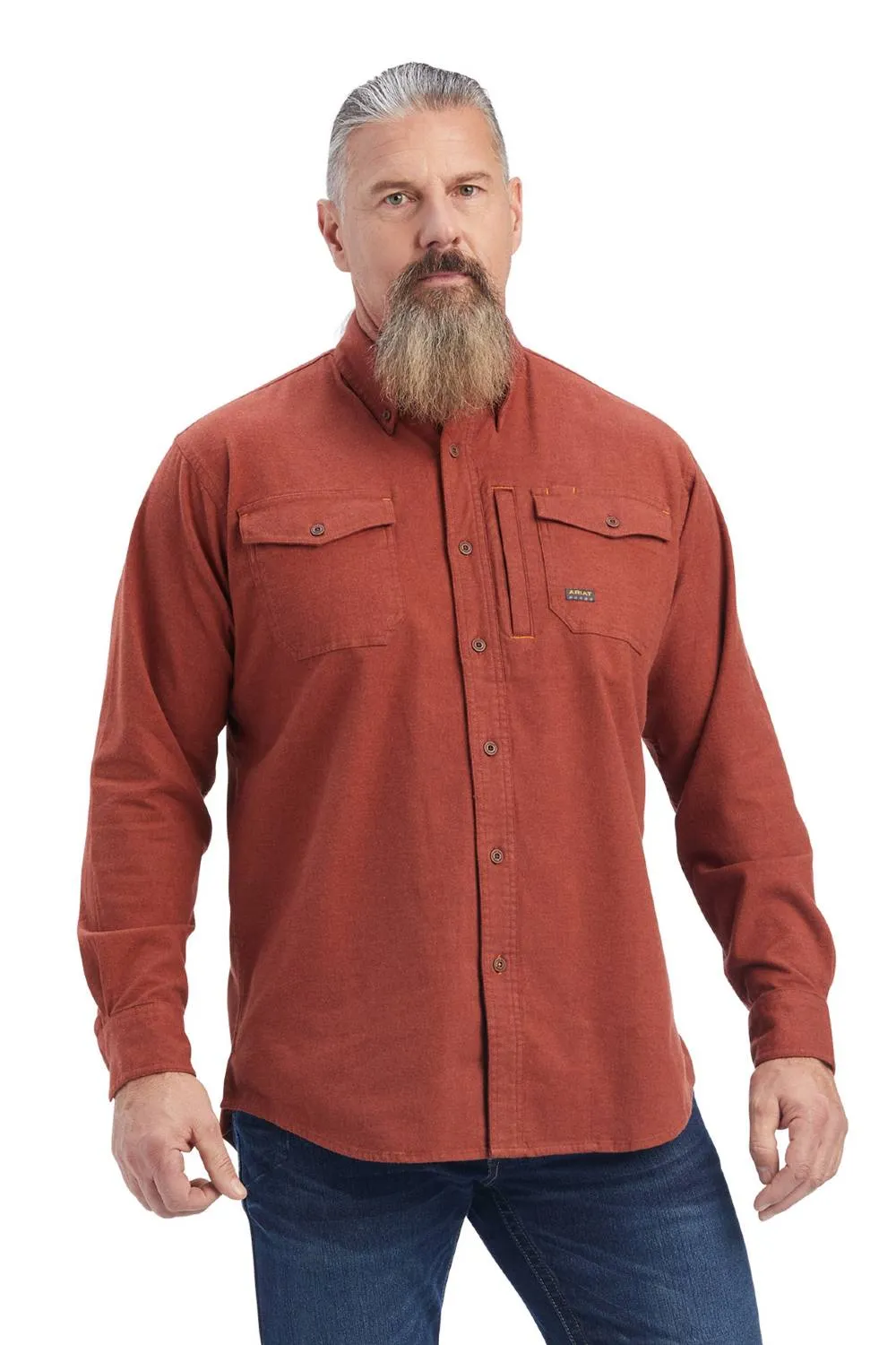 Ariat Rebar Flannel Durastretch Work Shirt