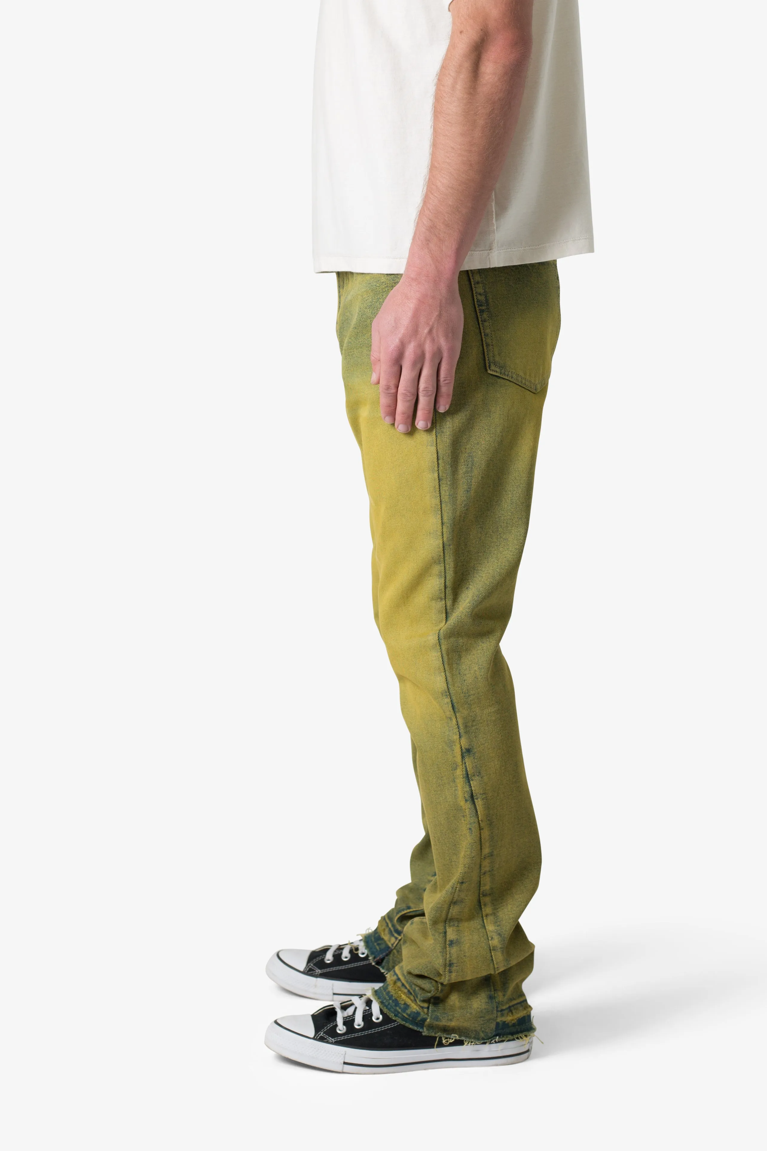 B540 Flare Denim - Olive