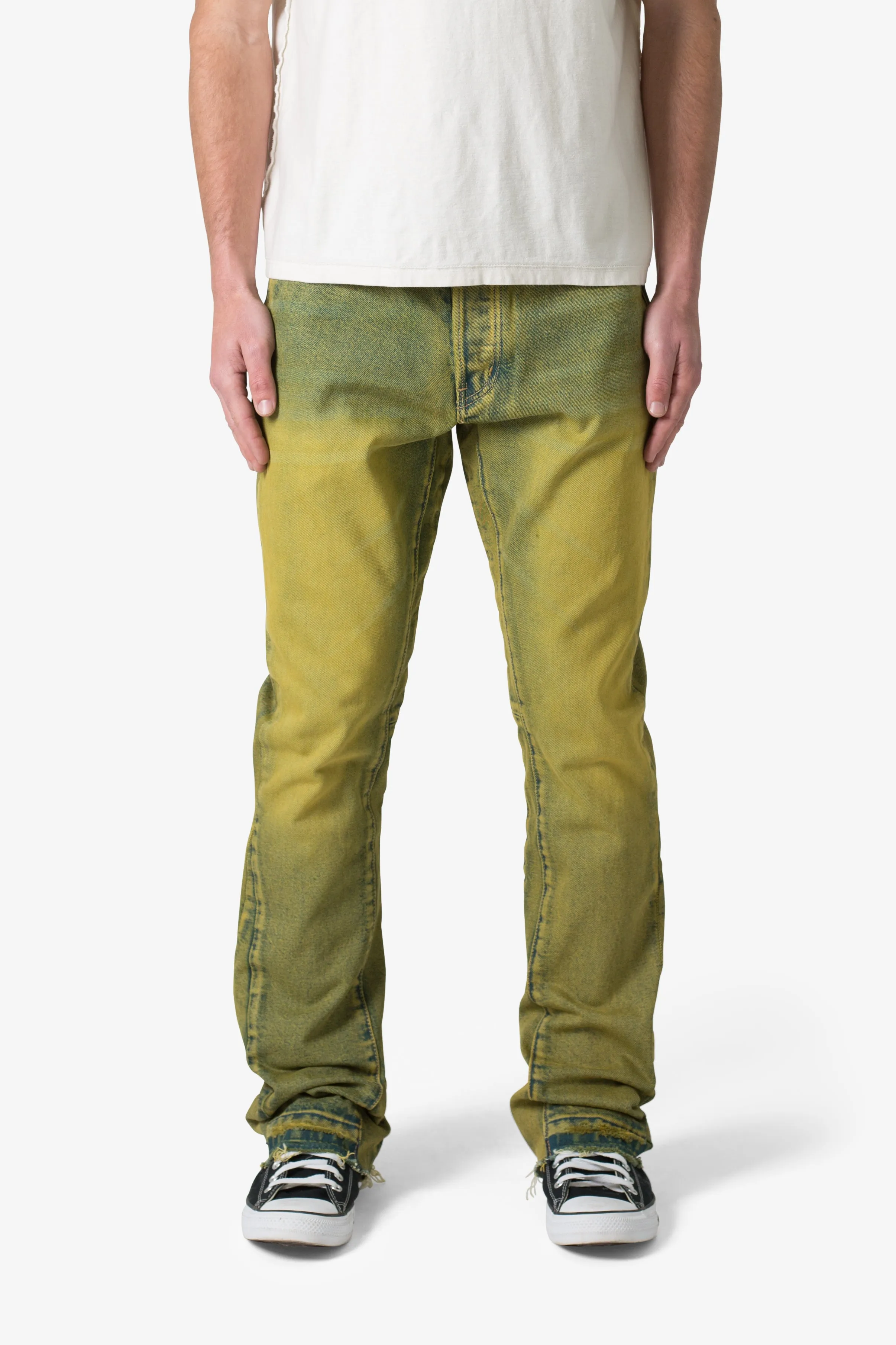 B540 Flare Denim - Olive