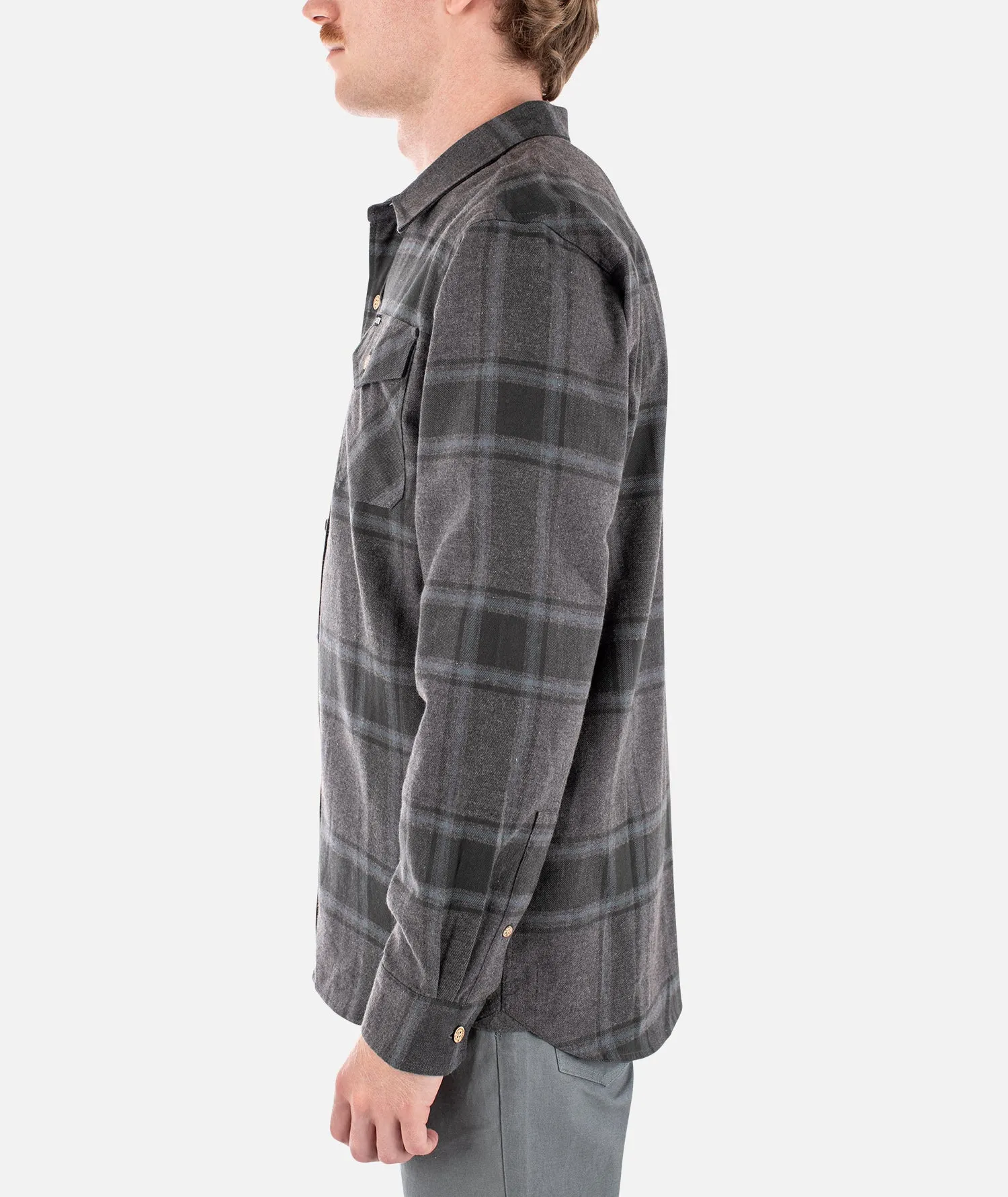 Breaker Flannel - Heather Grey