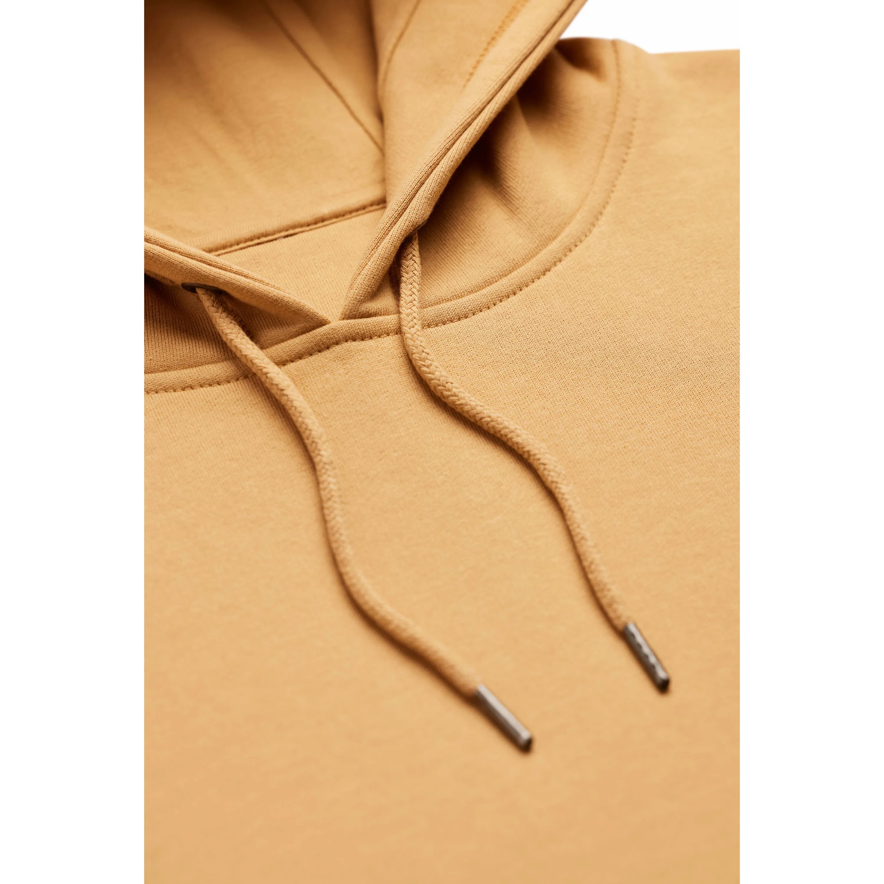 Camel Organic Cotton Hooded Sweatshirt