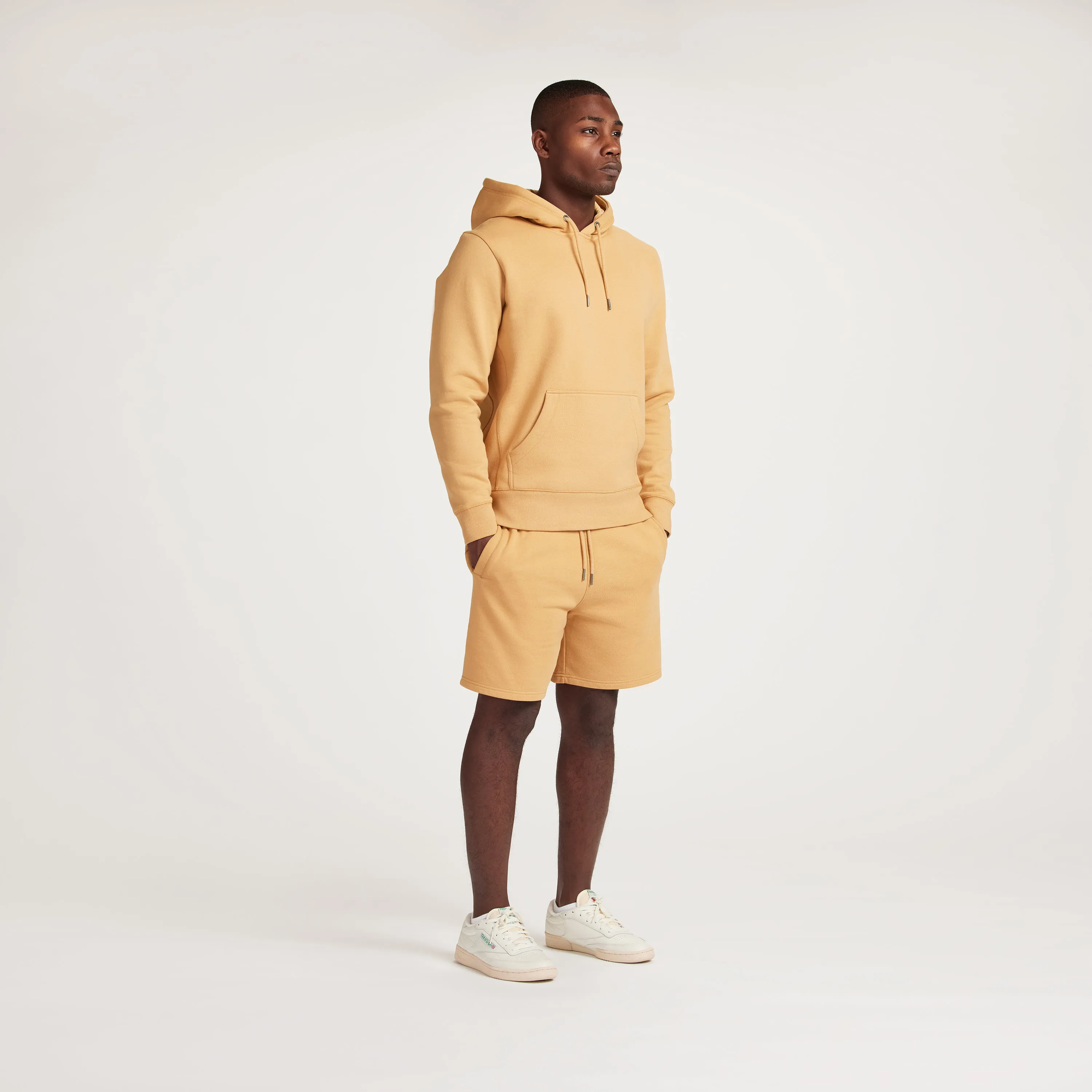 Camel Organic Cotton Hooded Sweatshirt