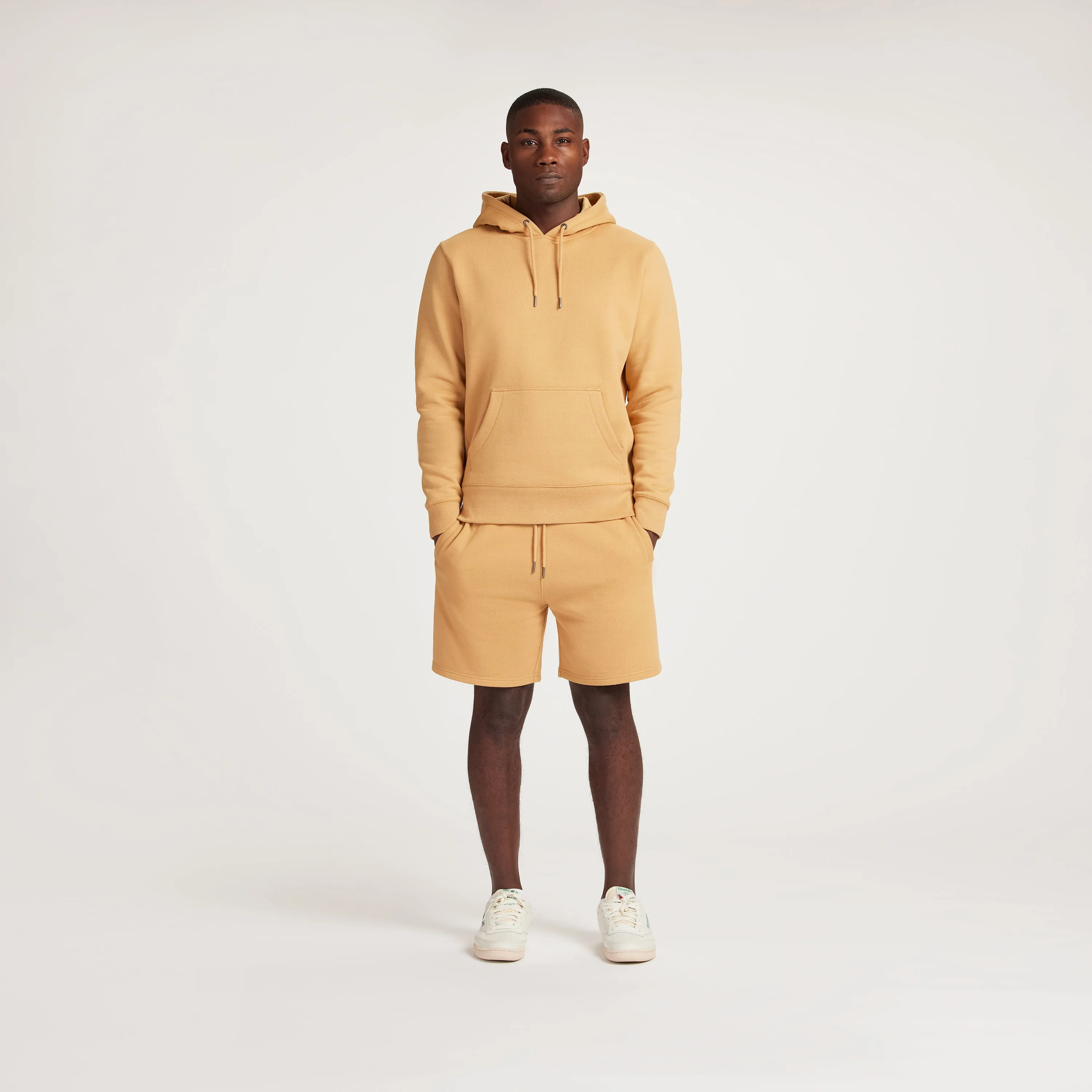 Camel Organic Cotton Hooded Sweatshirt