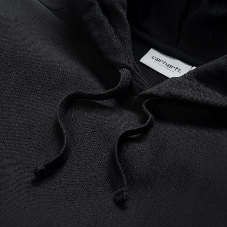 Carhartt Hooded American Script Sweat Black