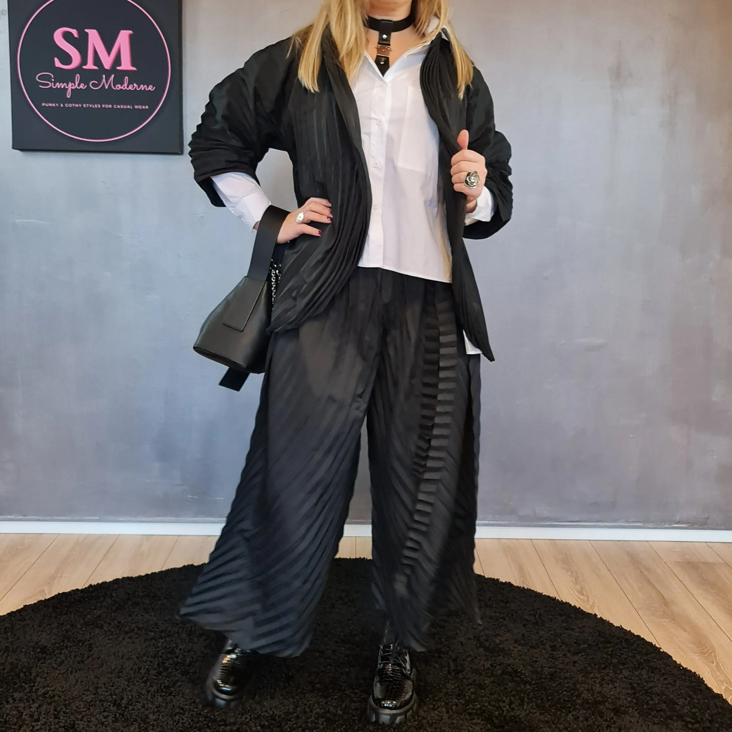 Casual Minimal Goth Regular Irregular Blazer