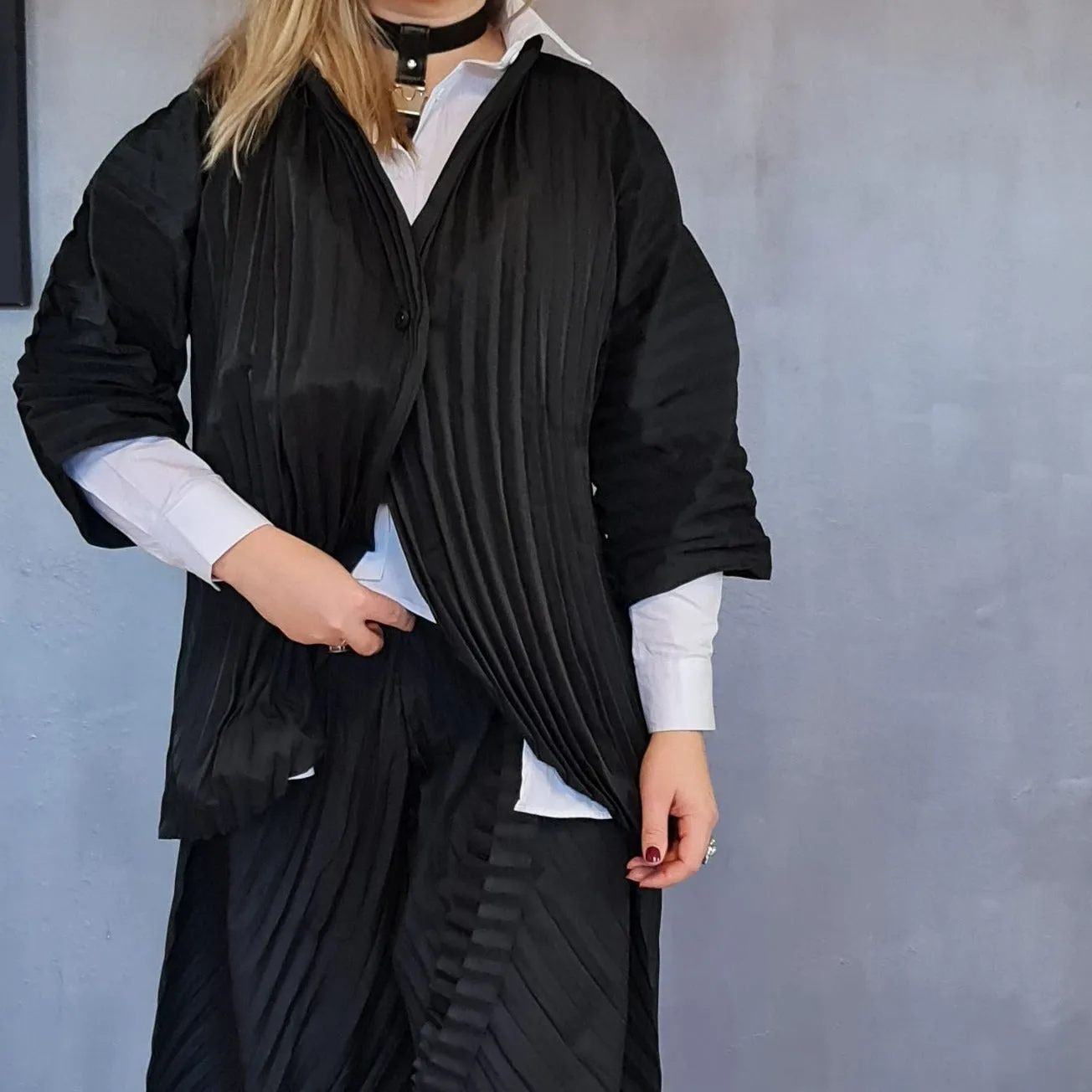 Casual Minimal Goth Regular Irregular Blazer