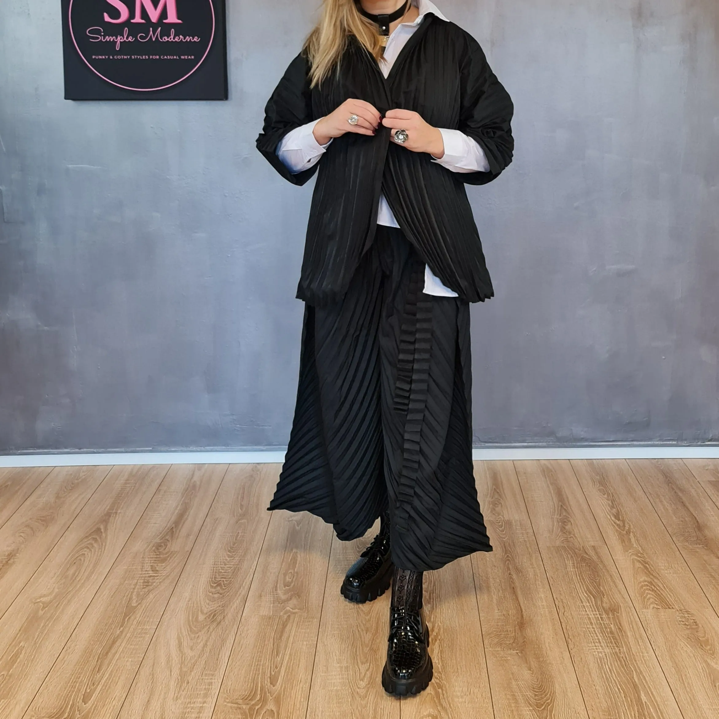 Casual Minimal Goth Regular Irregular Blazer