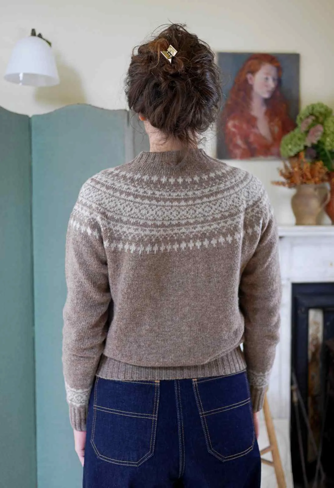 Classic Fair Isle Jumper - Nutmeg