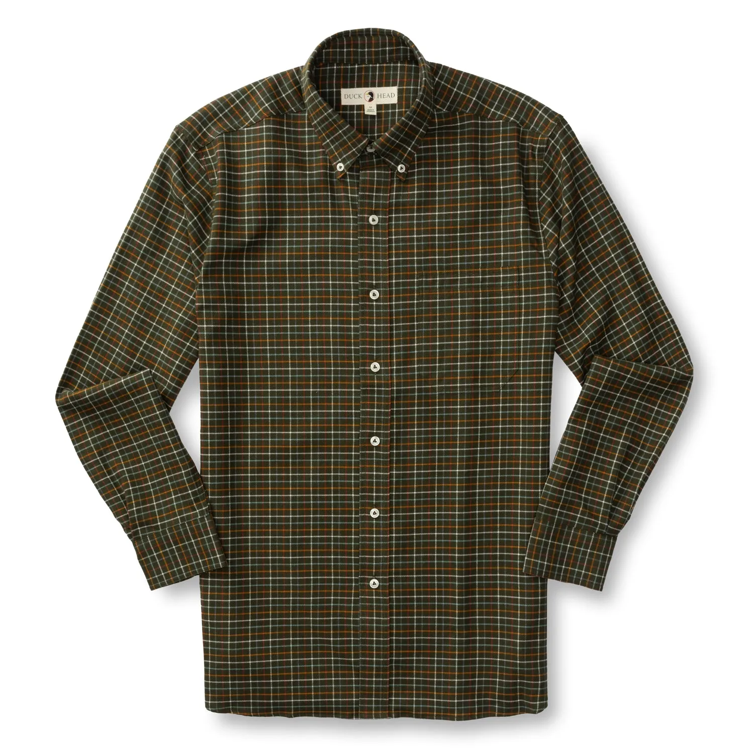 Clement Plaid Cotton Flannel Sport Shirt