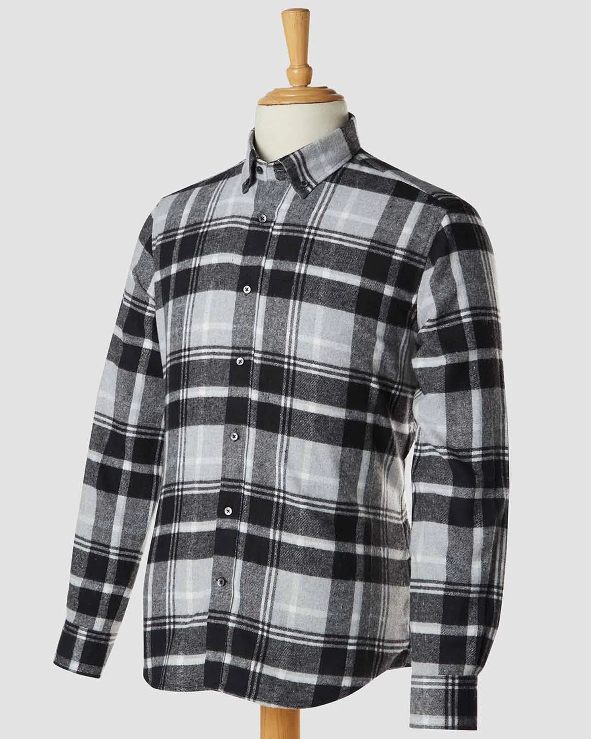 Cold Flint Flannel Checked Shirt