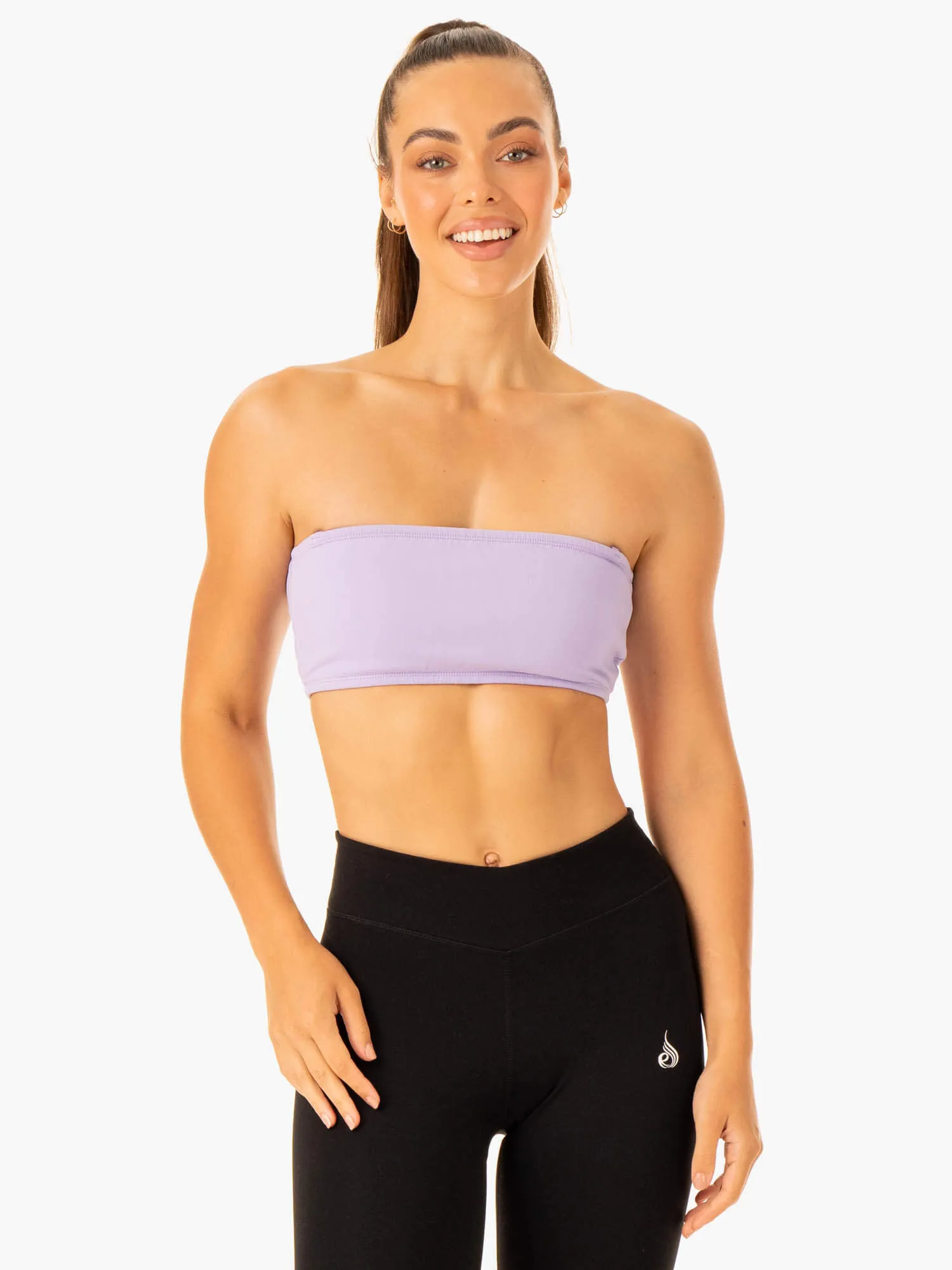 Convertible Bandeau Sports Bra - Lavender