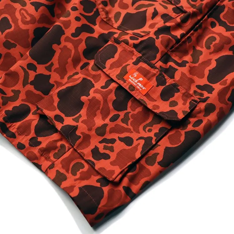 Cookman Chef Short Pants Cargo - Ripstop : Duck Hunter Camo Red