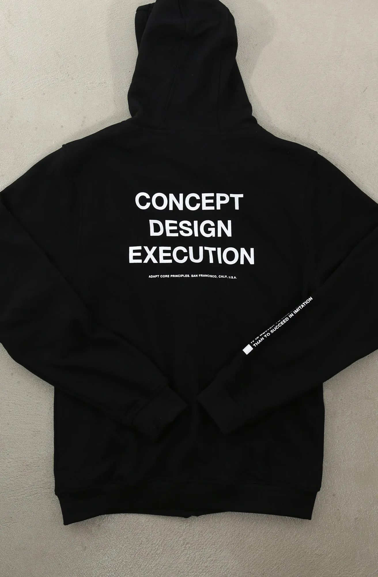 Core Principles (Men's A1 Black Zip Hoody)