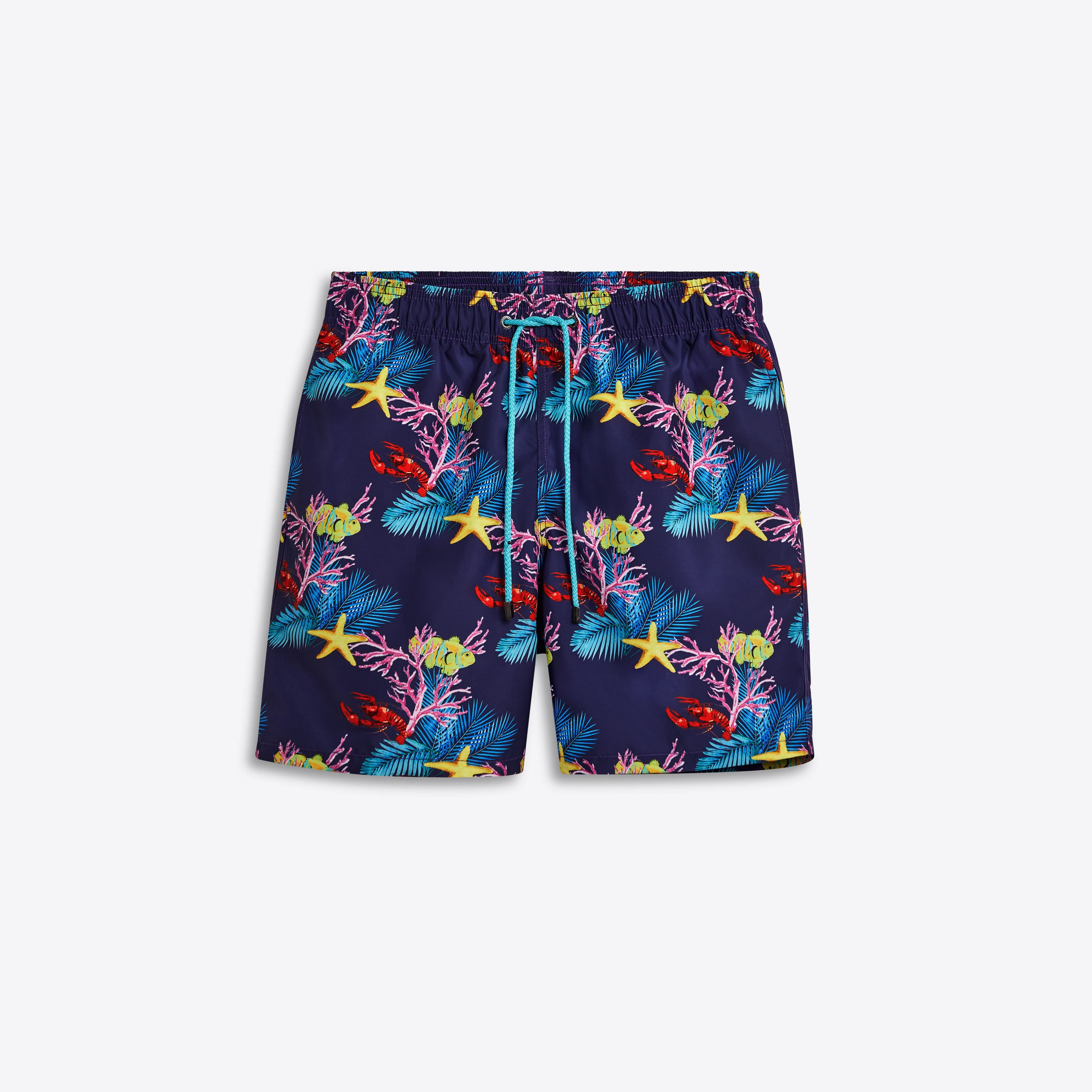 COSMO Marine Life Print Swim Trunks