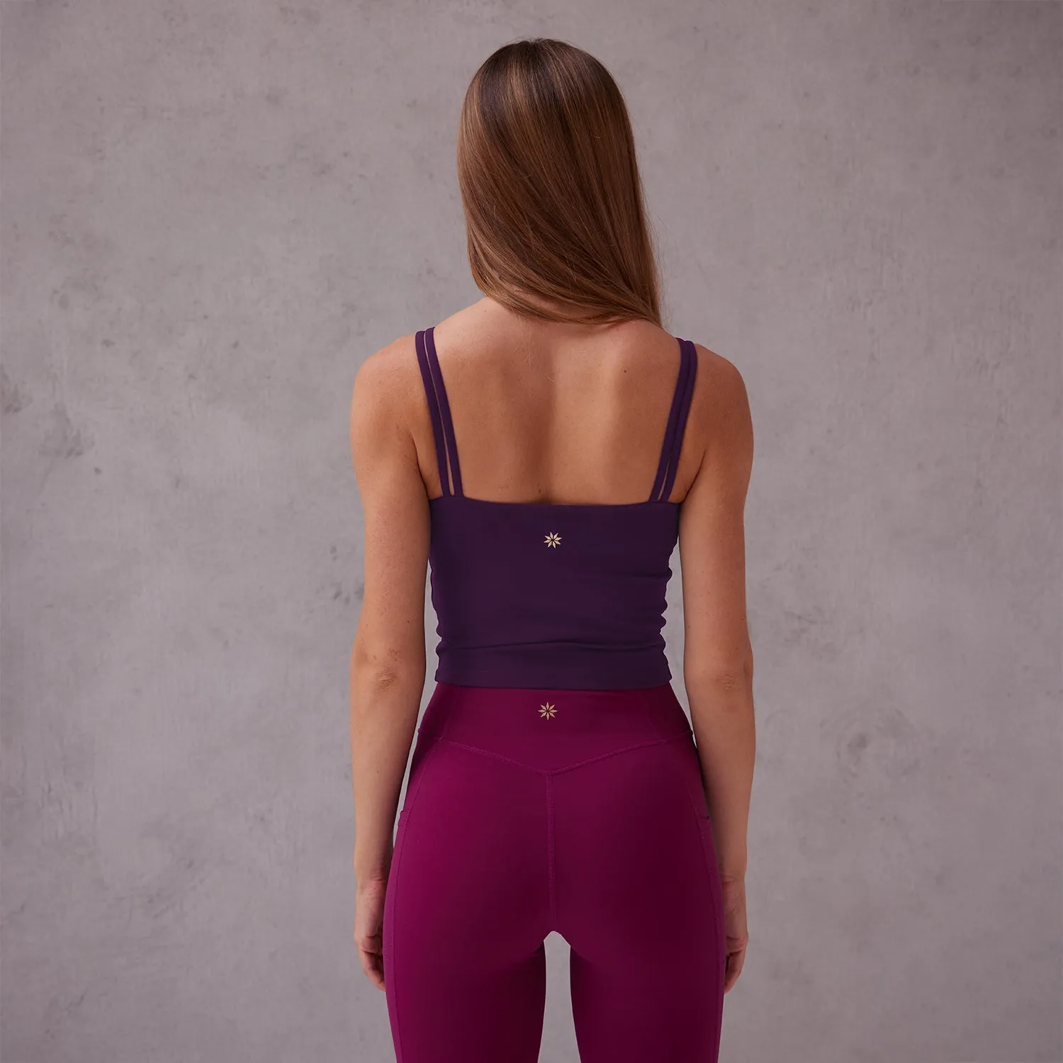 Effortless Bra-Top in Imperial Purple