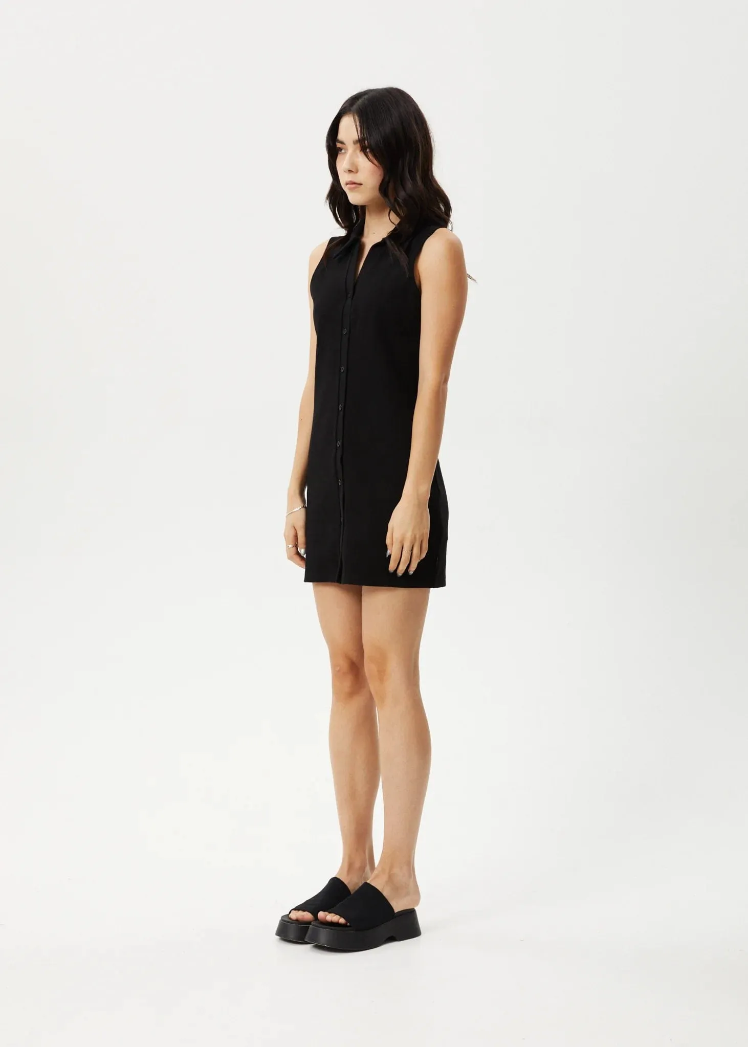 Eliza Organic Rib Mini Dress