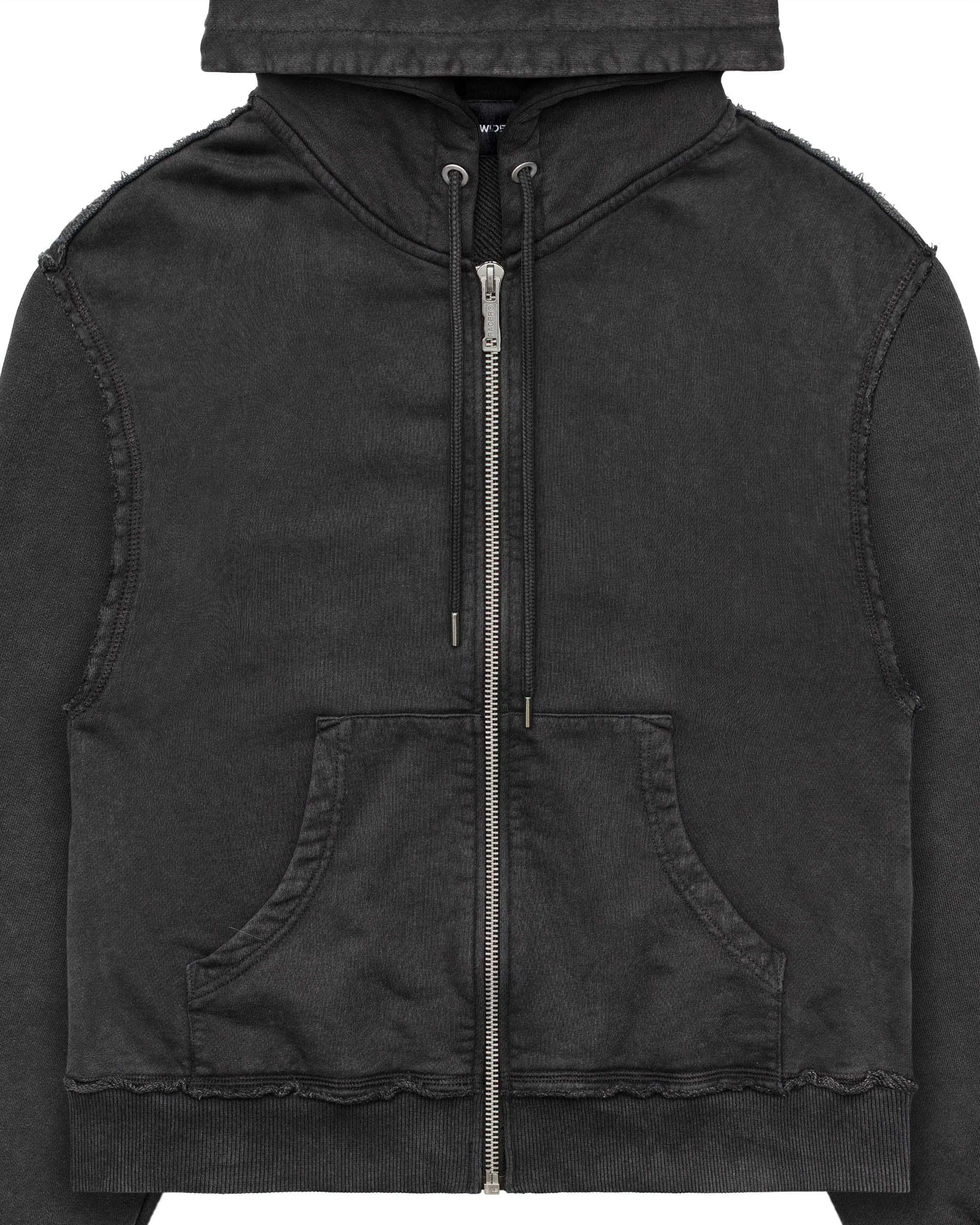 Essential Washed Zip Hoodie