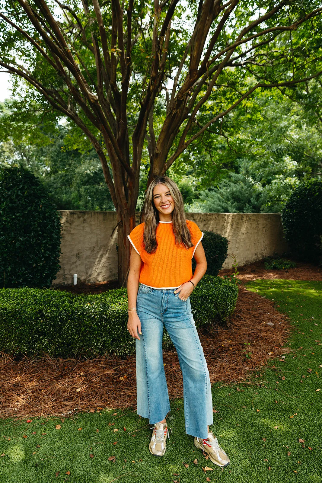 Feeling Alright Color Block Jeans - Denim