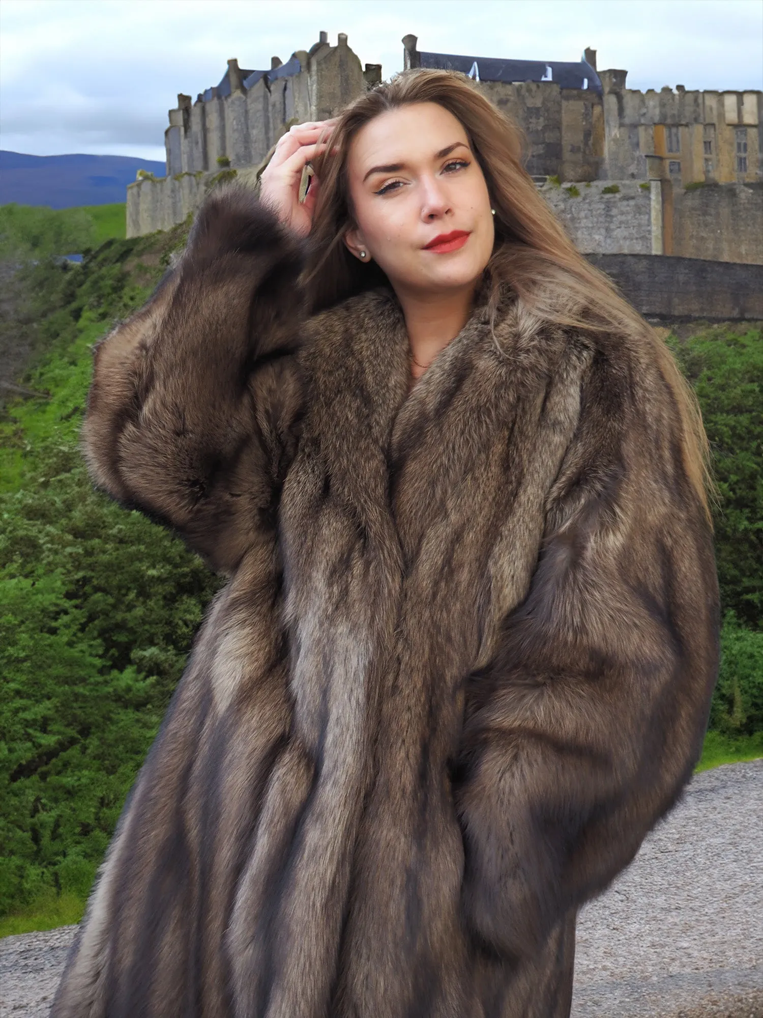 Fisher Sable Fur Coat Coats L