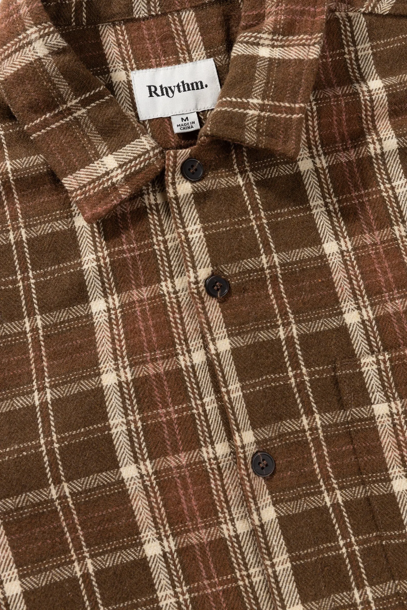 Flannel Ls Shirt Chocolate