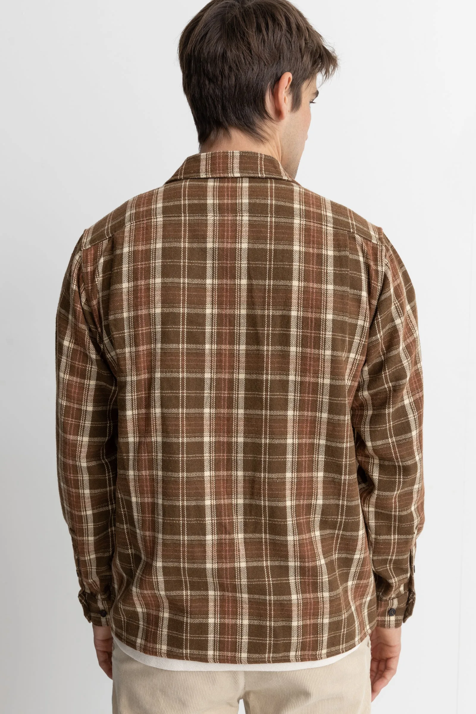 Flannel Ls Shirt Chocolate