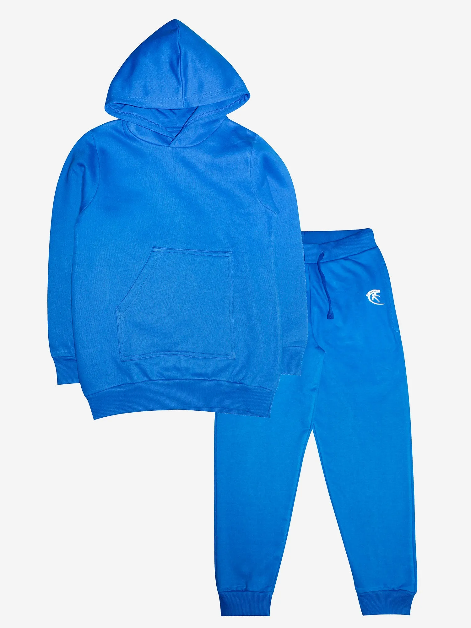 Fleece Hooded Pull Over Sweatshirt & Track Pant Set