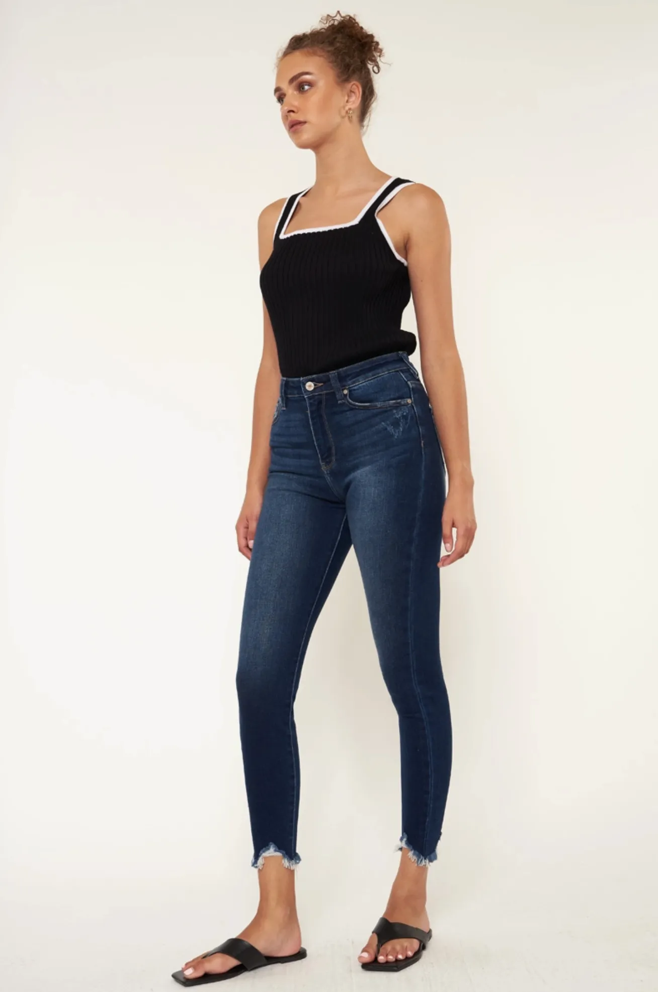 GEMMA HIGH RISE ANKLE SKINNY