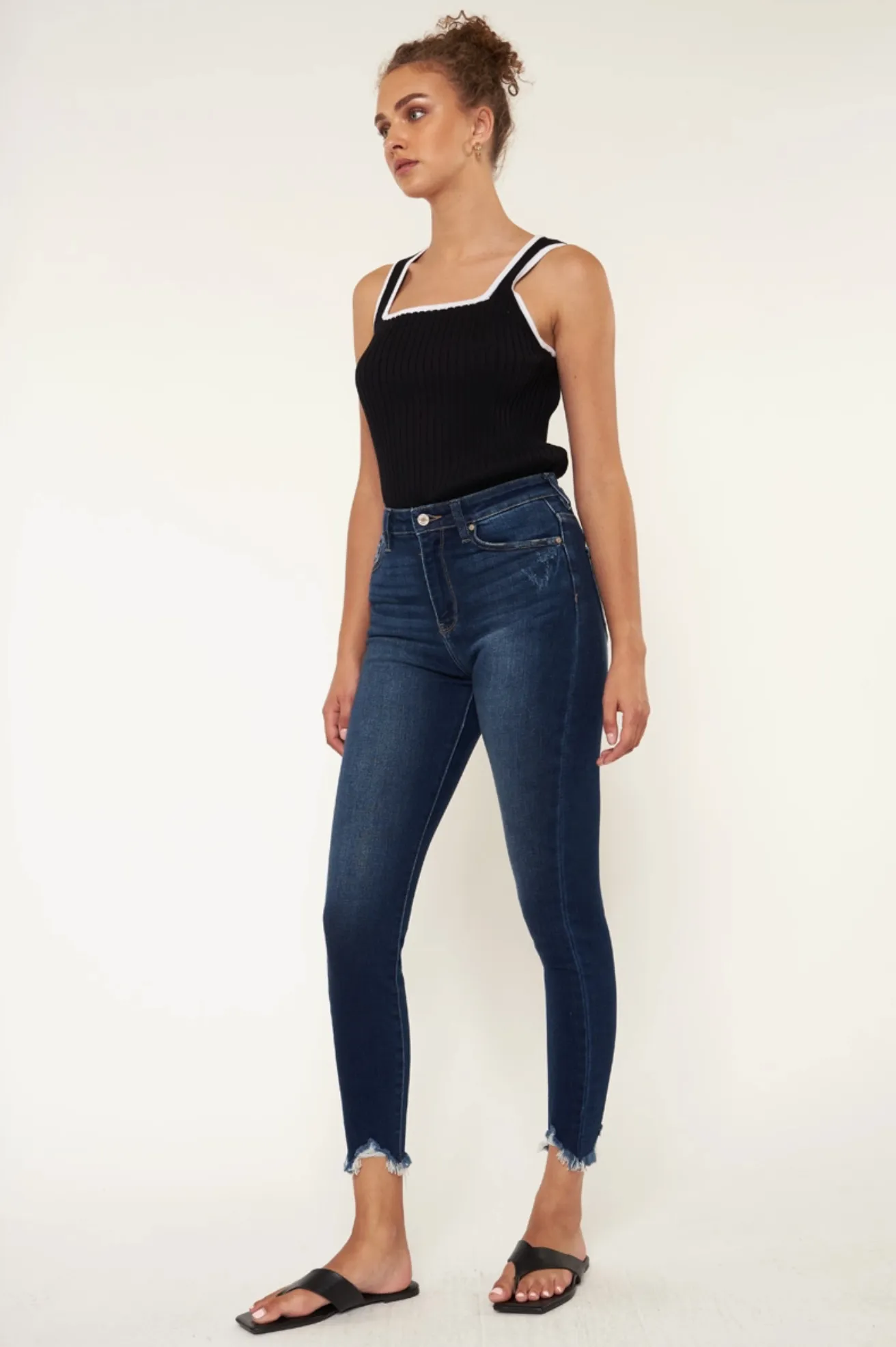 GEMMA HIGH RISE ANKLE SKINNY