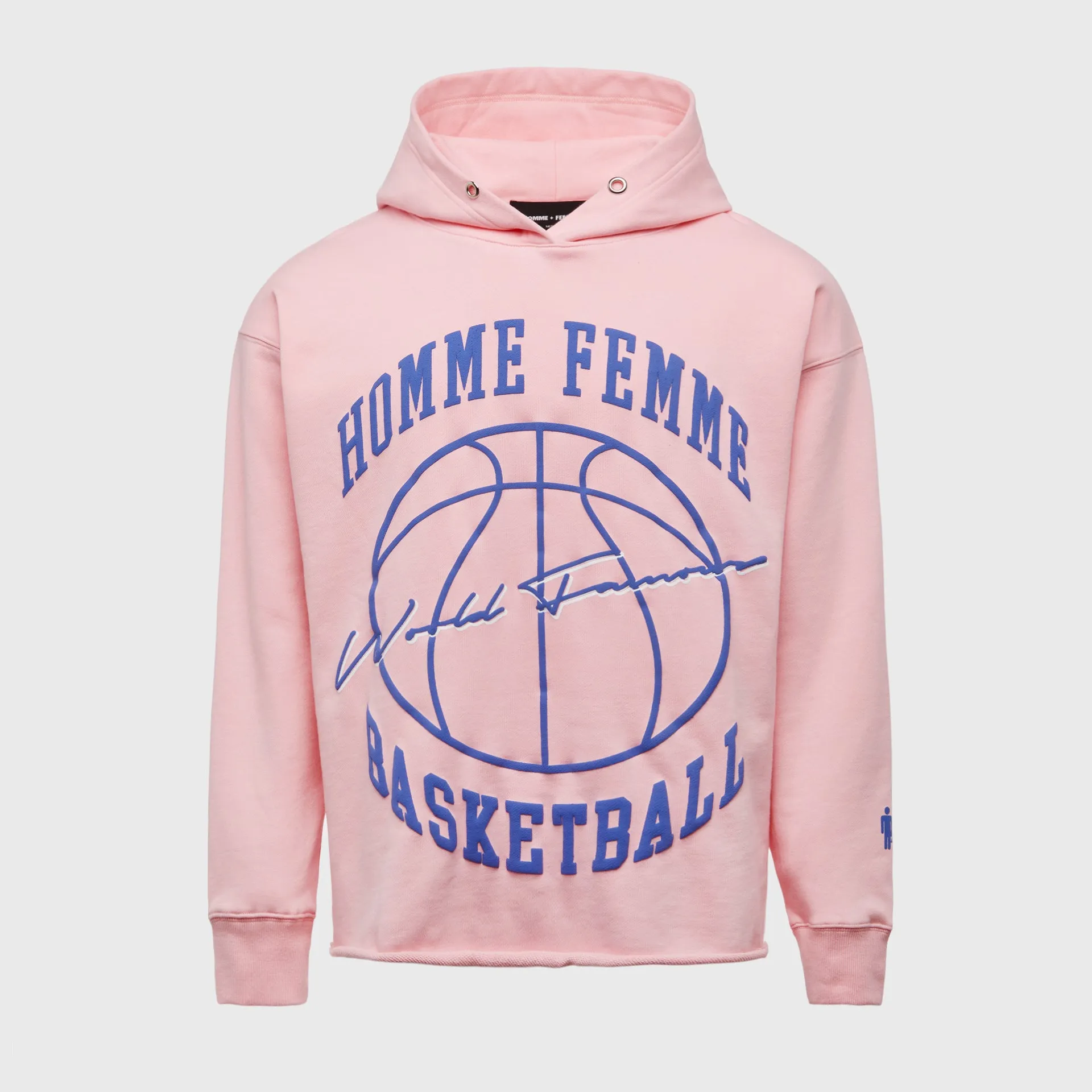 Homme Femme Basketball Hoodie Pink