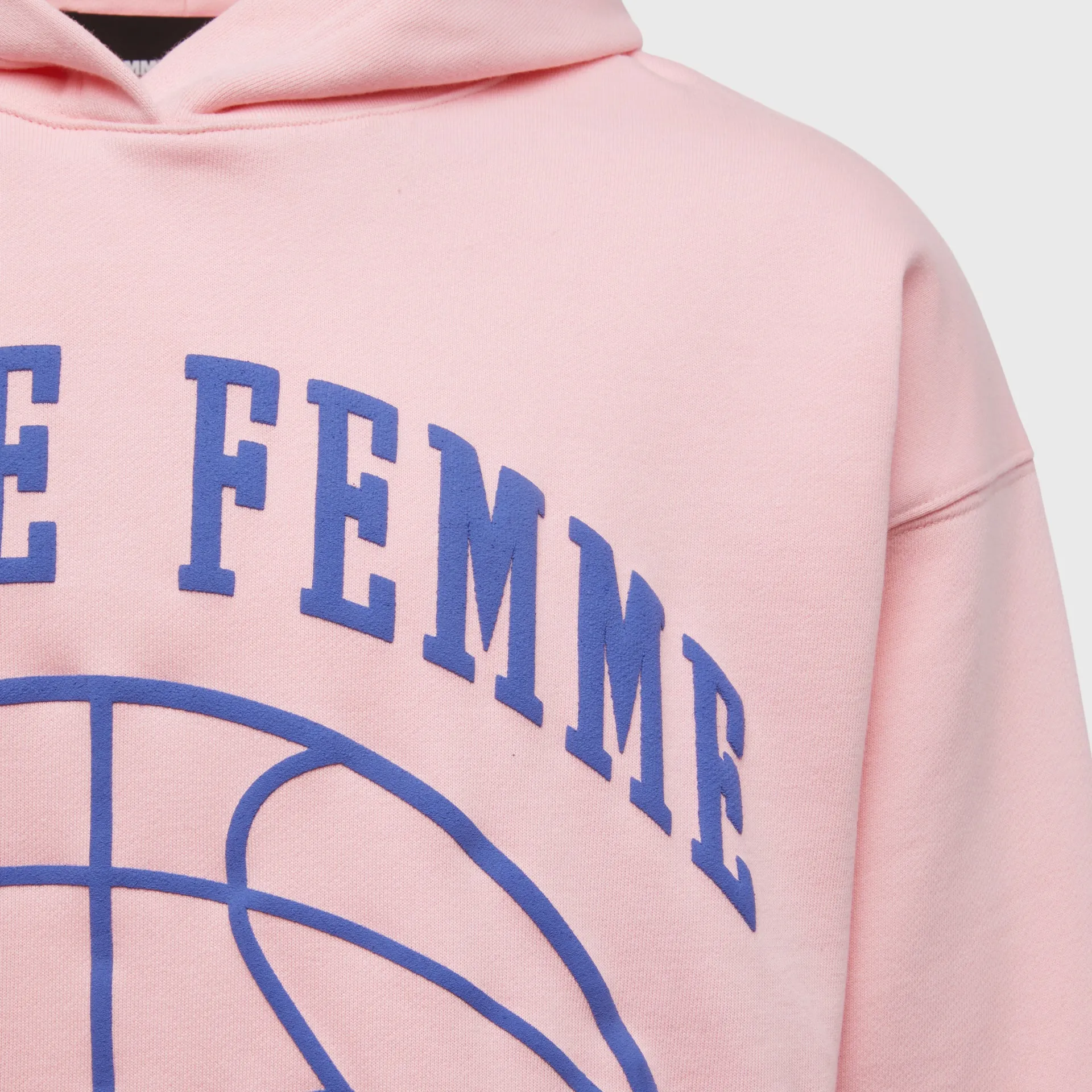 Homme Femme Basketball Hoodie Pink