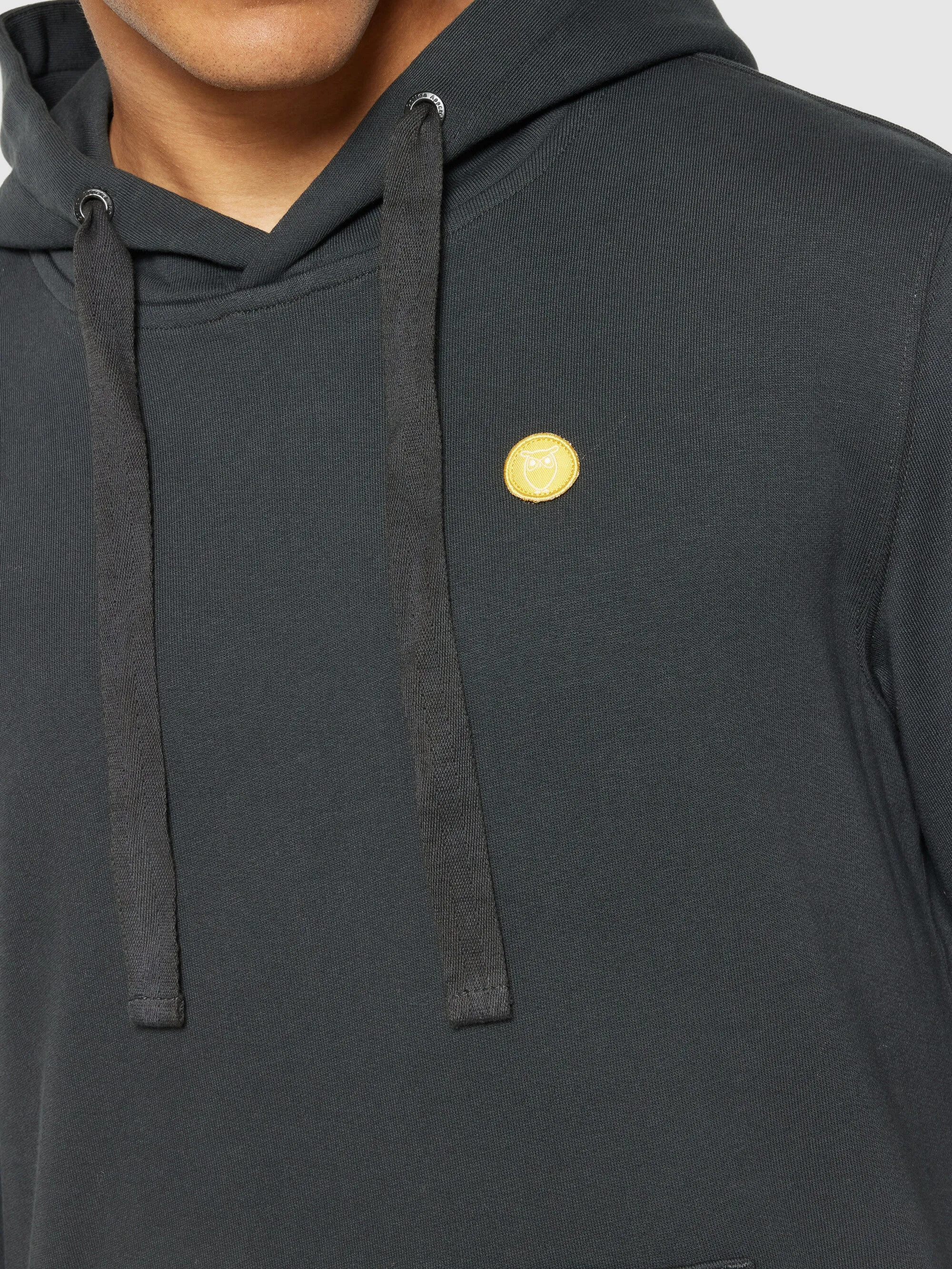 Hood basic badge sweat - Phantom