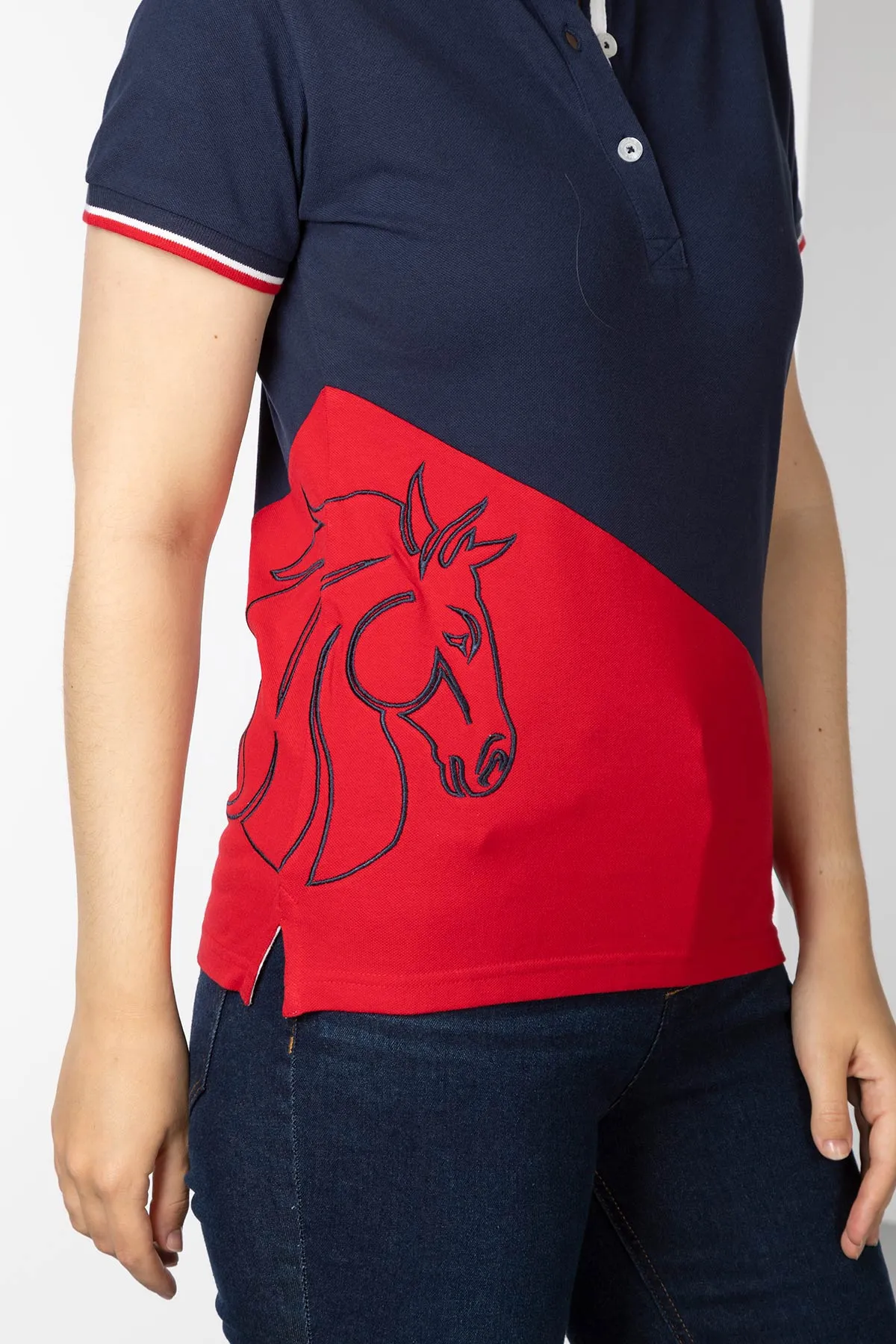 Ladies Lily II Diagonal Polo Shirt