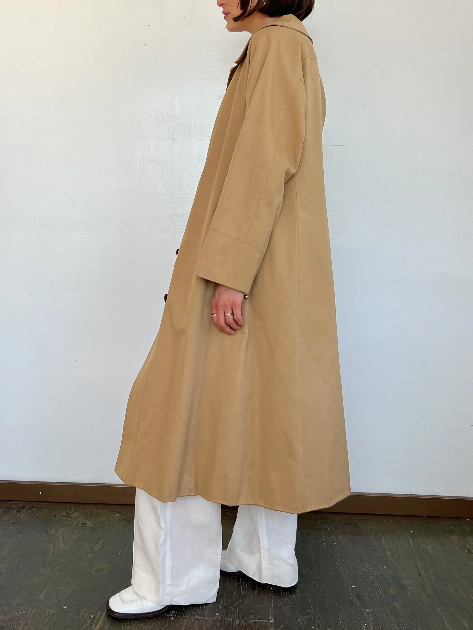 Lanvin Khaki Trench Coat (M)