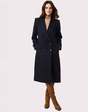 London Long Vegan-Wool Coat