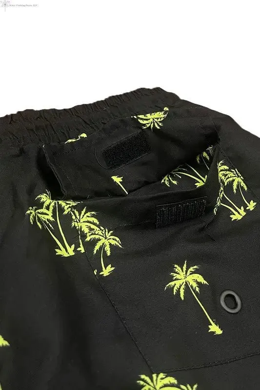 Men's Swim trunk Palm Tree Print