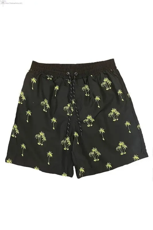 Men's Swim trunk Palm Tree Print