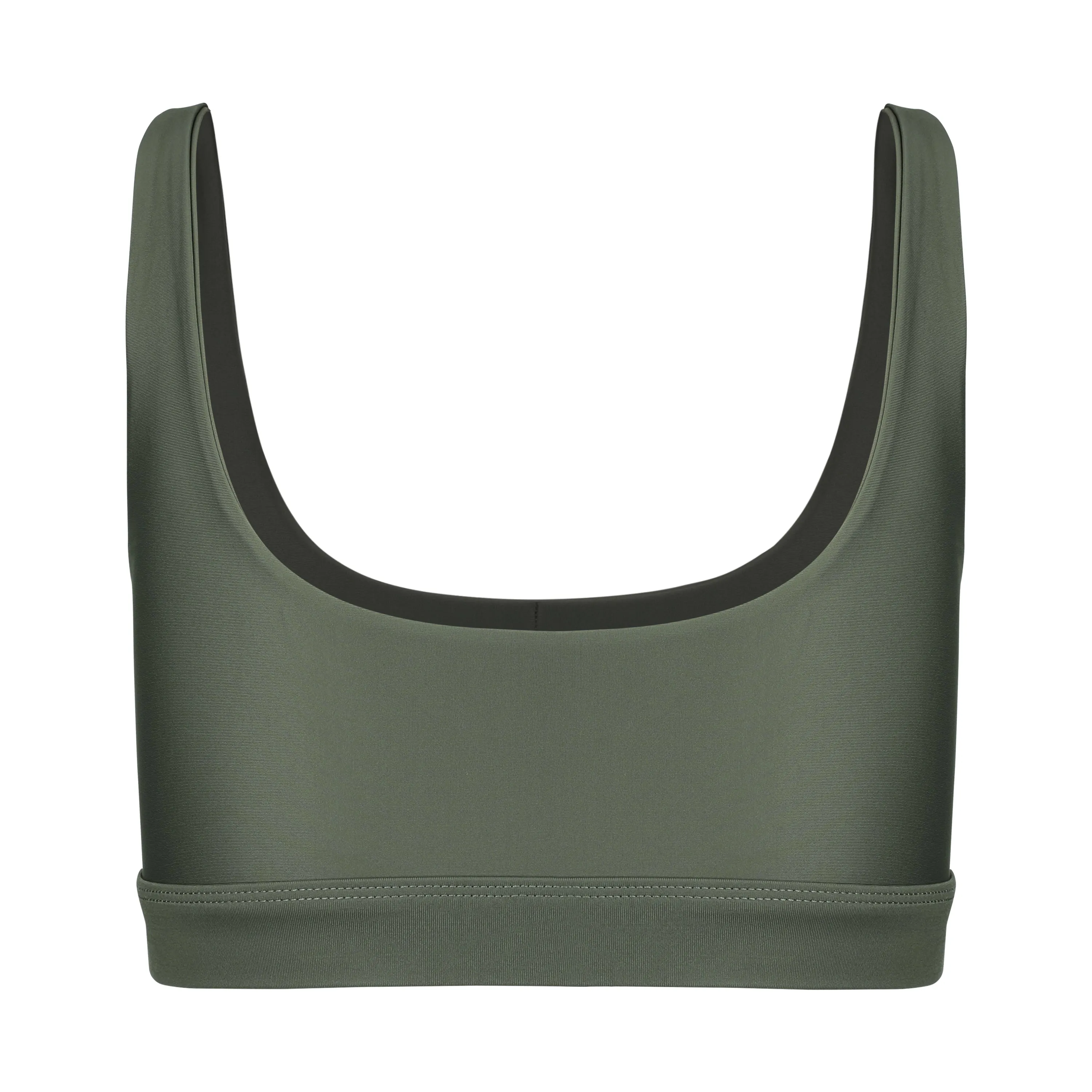 Mera Classic Sports Bra | Recycled Nylon | Olive