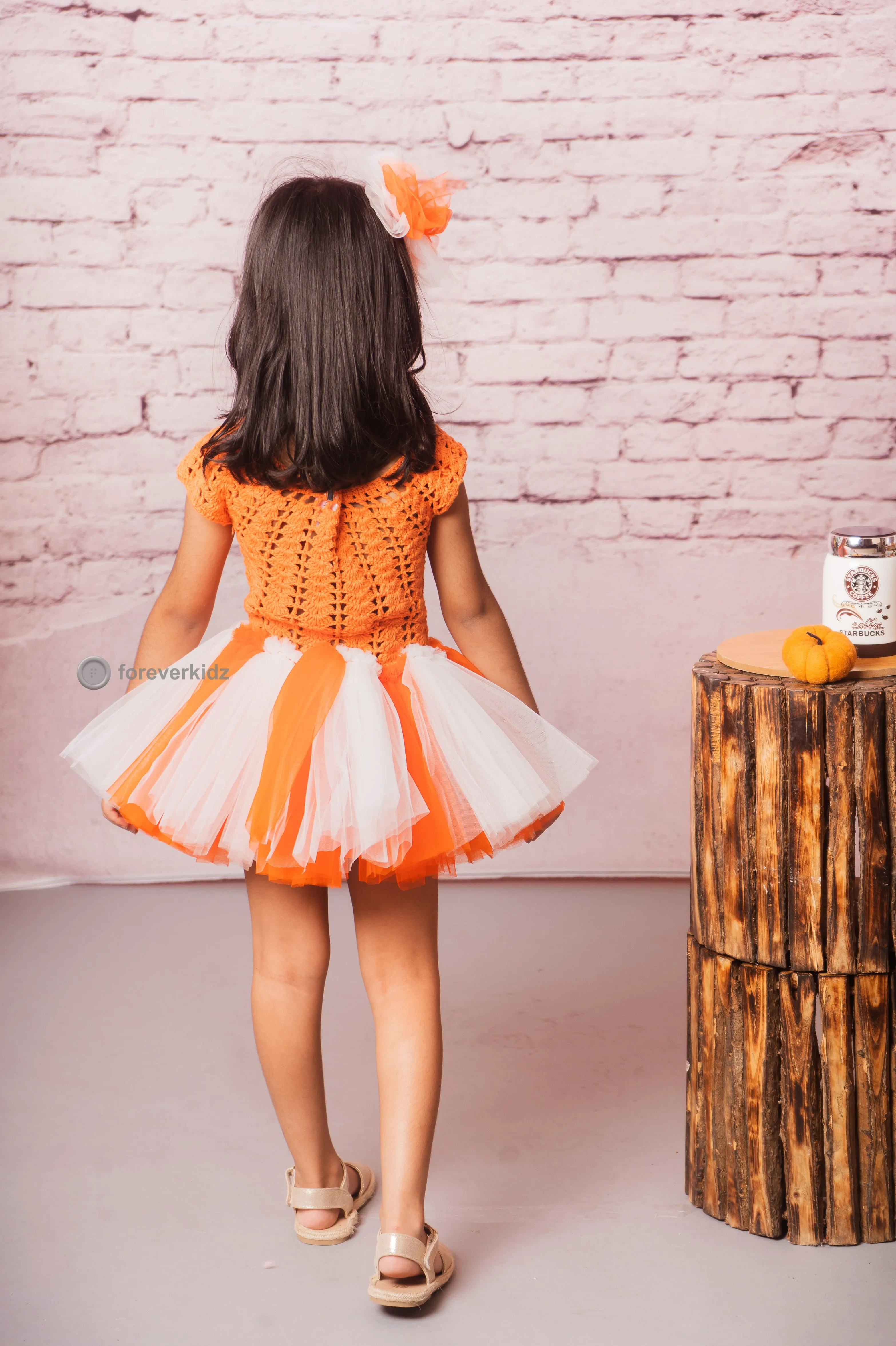 Orange Blaze Tutu Dress