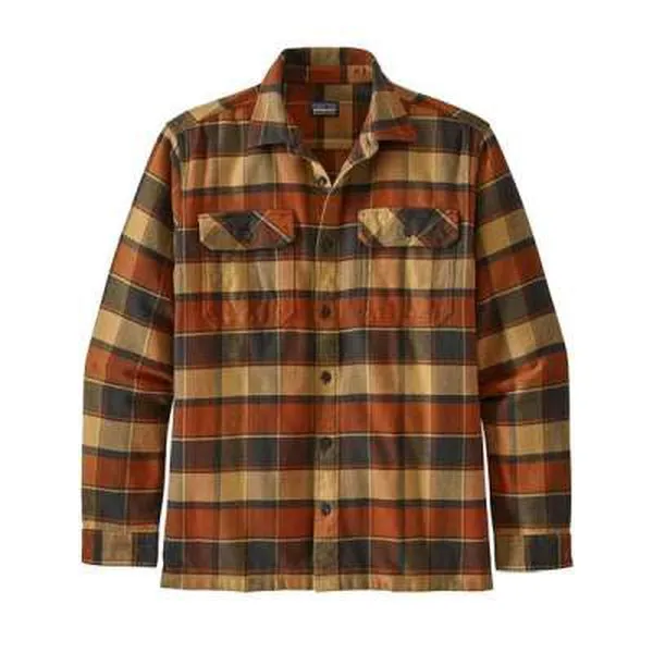 Patagonia Mens Long Sleeve Fjord Flannel Shirt