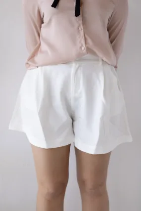 Pleat Detail Tailored Short