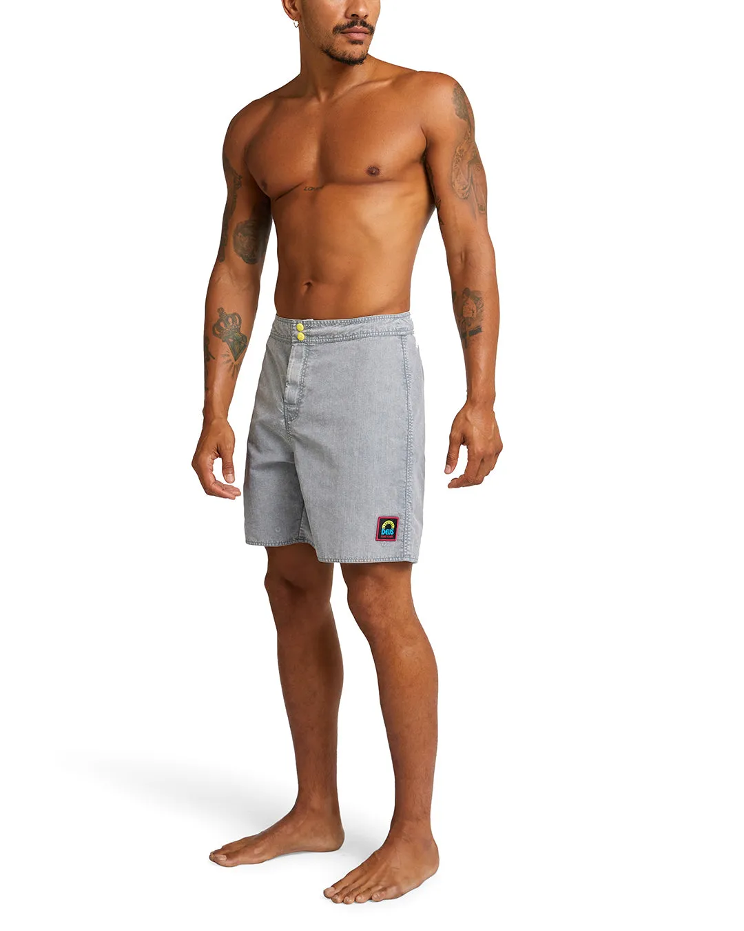 PULSE ACID BOARDSHORT - LIGHT GREY