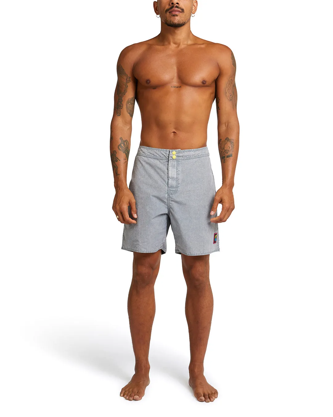 PULSE ACID BOARDSHORT - LIGHT GREY