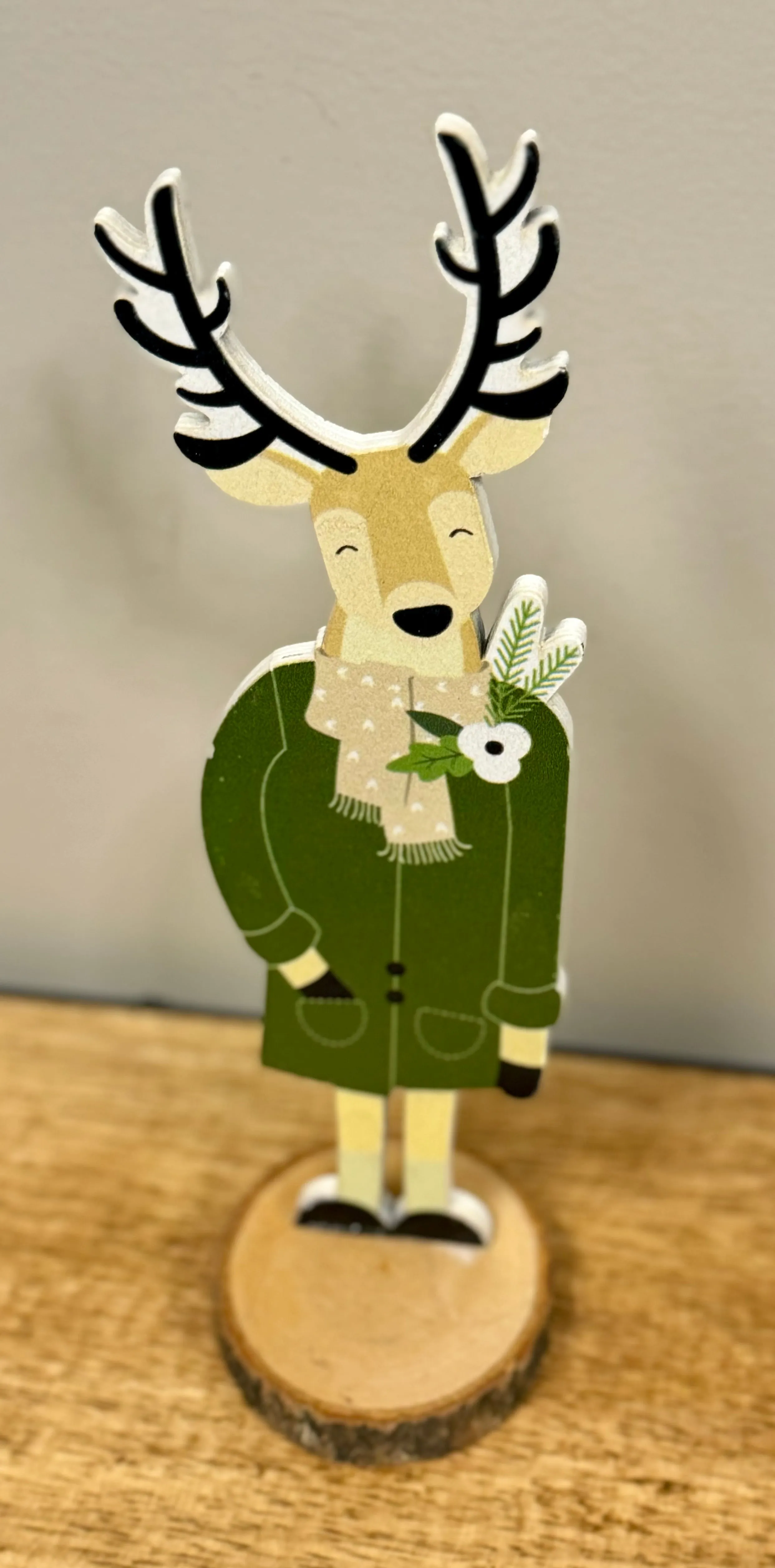 Reindeer in Coats Figures (2 Styles)