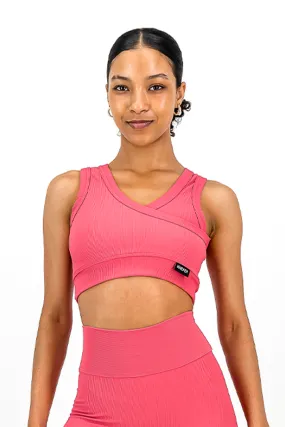 Rib Aspire Bra Top | Daiquiri